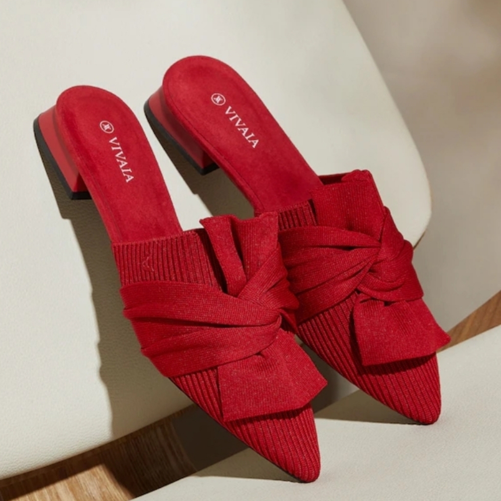 Vivaia Pointed-Toe Knot Sandals (Yaffa) - Picture 3 of 12
